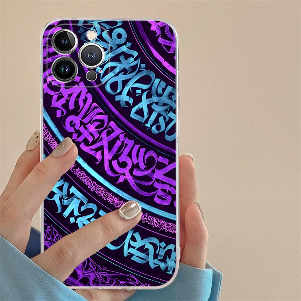 Pokras Totem Design Art Graffiti Shockproof Silicone Clear Case For IPhone 17 16 15 14 13 12 11 Mini Pro Max Plus Cover