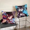 Game Genshin Impact Chasca Pillow Case Square Pillow Bedroom Sofa Leisure Comfort Cushion Car Living Room Home Decoration