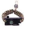 Outdoor Survival Tools Paracord Whistle Compass