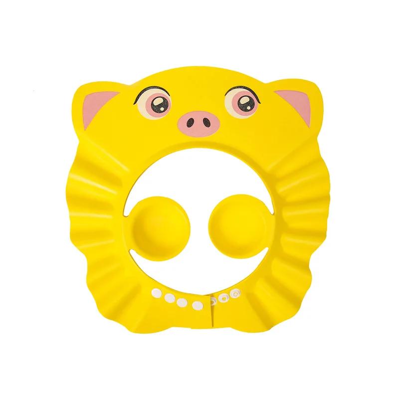 Shower Baby Soft Cap Adjustable Hair Wash Hat for Kids Ear Protection Safe Children Shampoo Bathing Shower Protect Head Cover