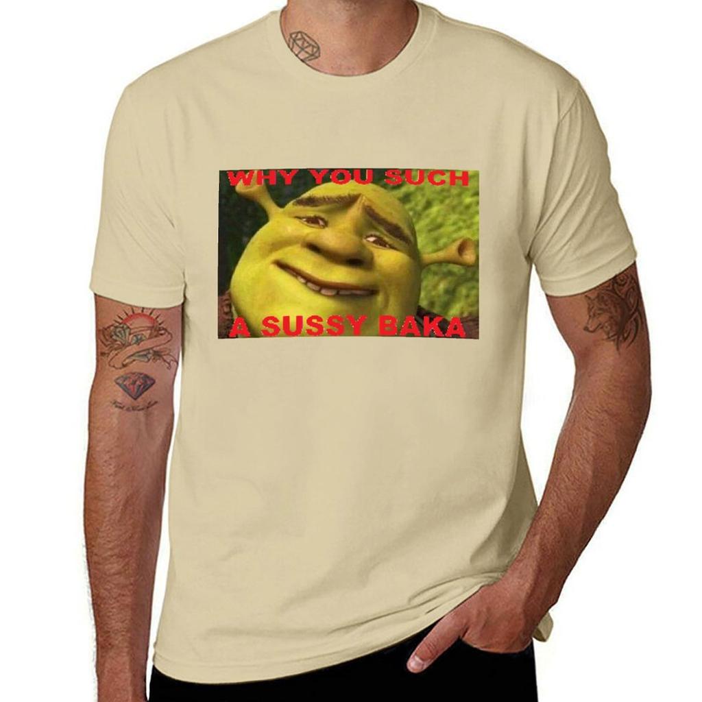 Warum du so ein sussy baka T-Shirt für einen Jungen Oversized-T-Shirts für Männer Grafik