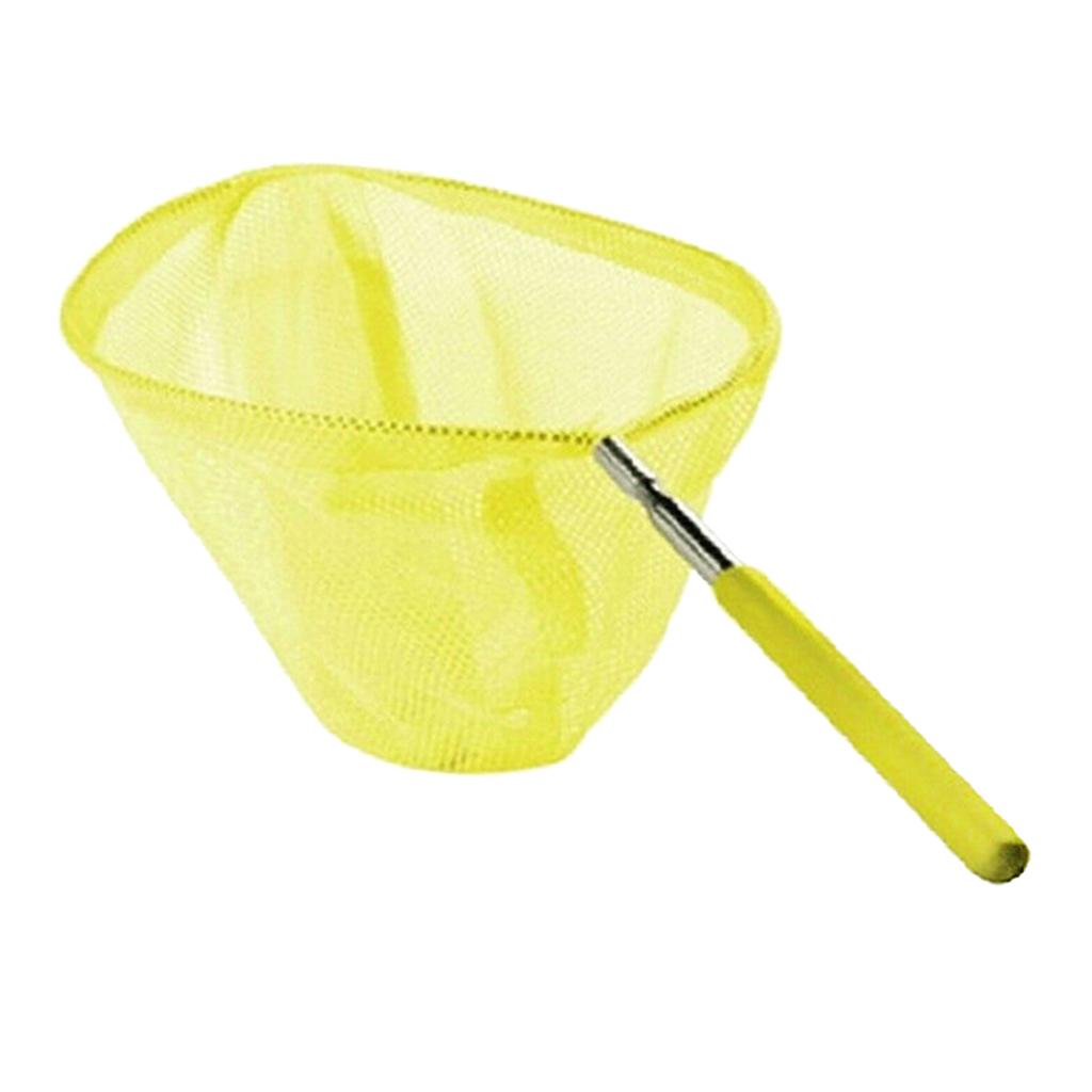 Folding Kids Fishing Net Lightweight Stainless Steel Extendable Butterfly Bug Catcher for Outdoor Pond Garden Exploration