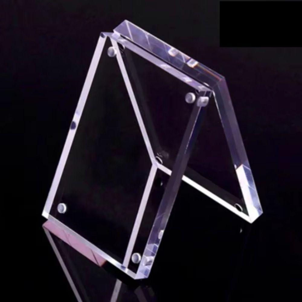 Magnetic Poster Display Stand Acrylic Fridge Magnets Photo Frame  for Room Desk Home Decoration
