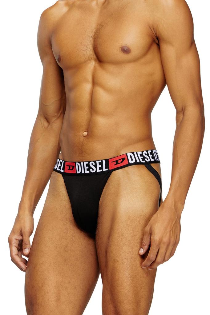 Diesel Men's Jockstrap JOCKY-D-CORE A182650DDAI, Black, Size L, 9XX