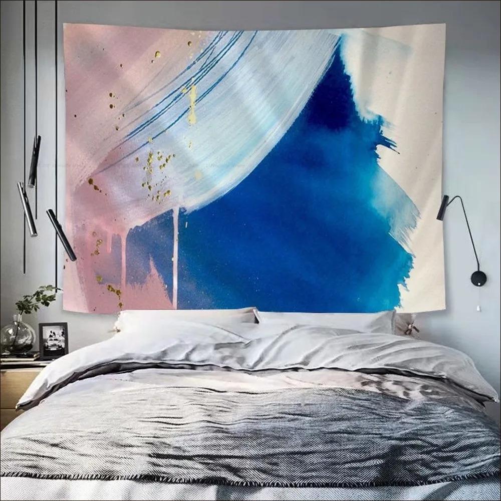 Office Living Room Tapestry Simple Marble Pattern Hanging Cloth Home Wall Decoration Tapestry