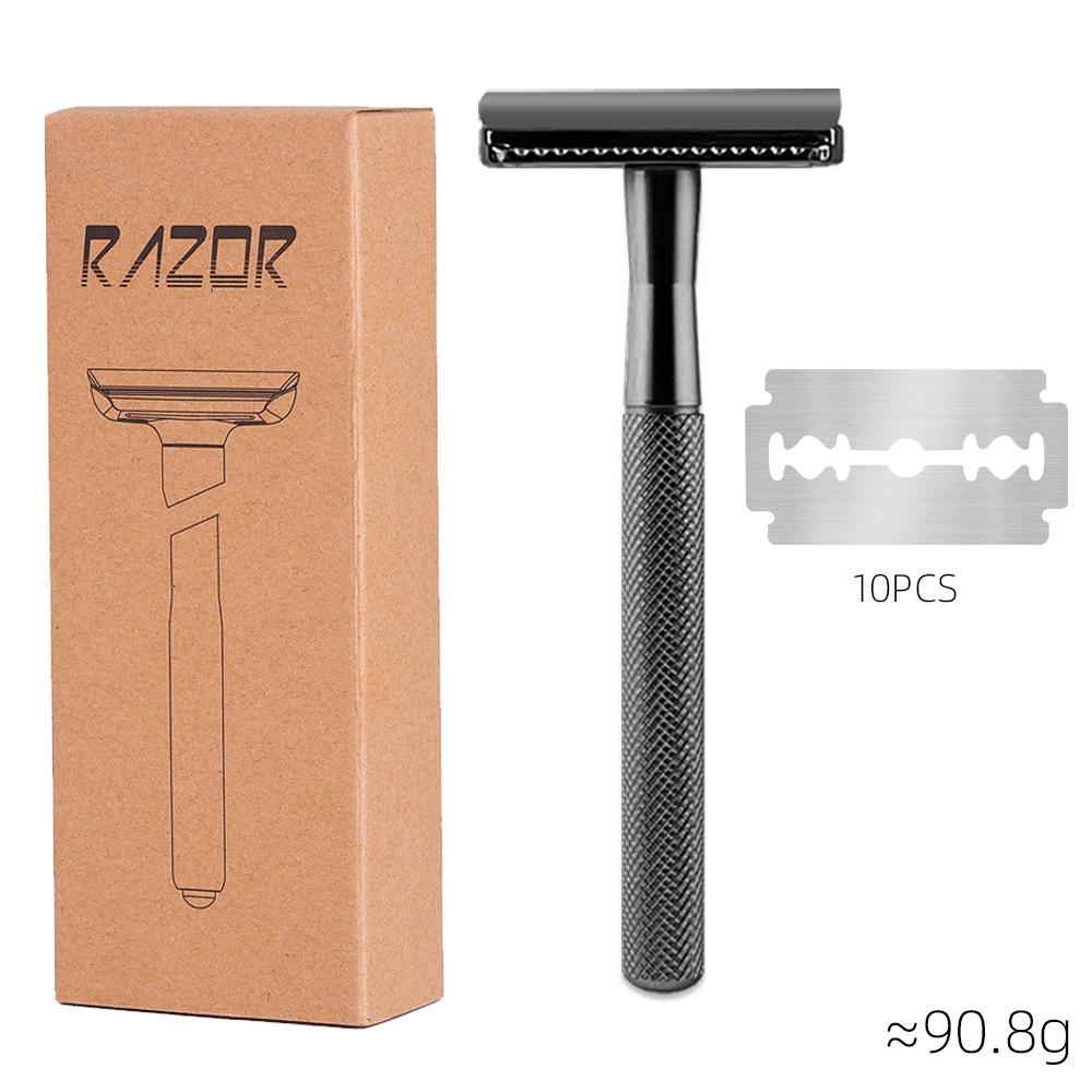 Retro Fully Enclosed Metal Manual Razor - Classic Shaver