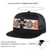 Men Western Cowboys Geometric Patterns Embroidered Hip Hop Hat Mesh Hat Outdoor Sunscreen Leisure Hat Spring Autumn Travel Tourism Beach Vacation