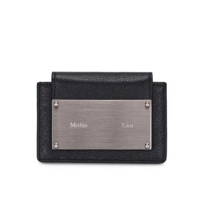 Matin Kim ACCORDION WALLET IN BLACK.