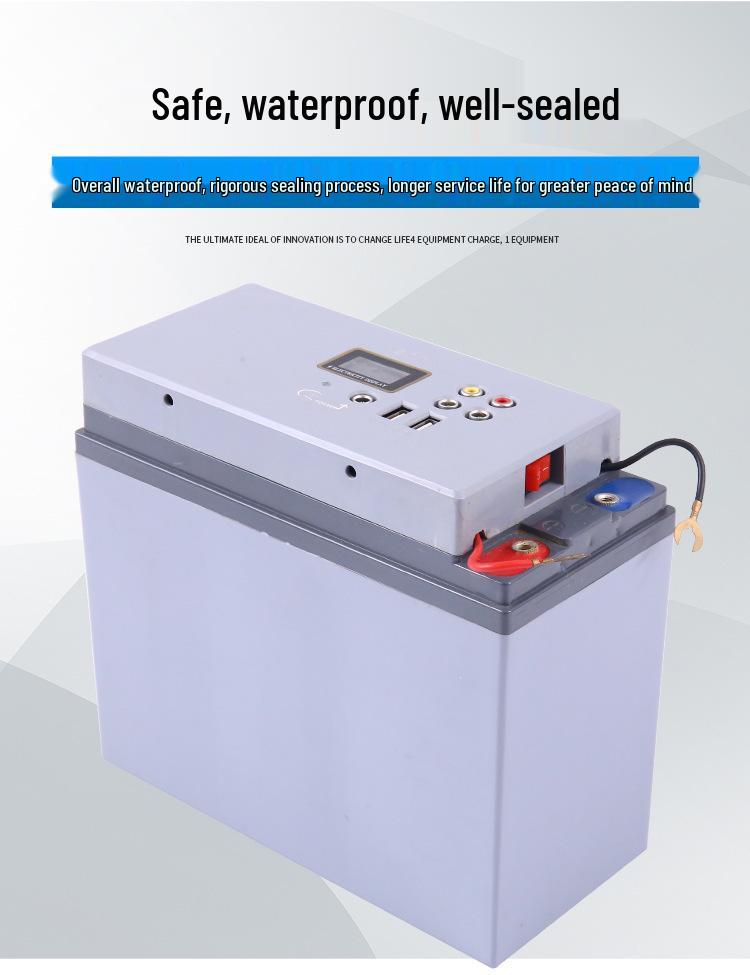 12V Portable Rechargeable Lead-Acid System Battery for Outdoor and Solar Backup Power.