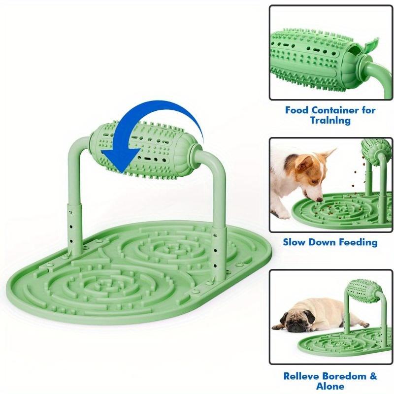 Interactive Scroll Dog Feeder Toy - Slow Feed Silicone Mat For Small To Medium Breeds, Intellectual Food Dispenser