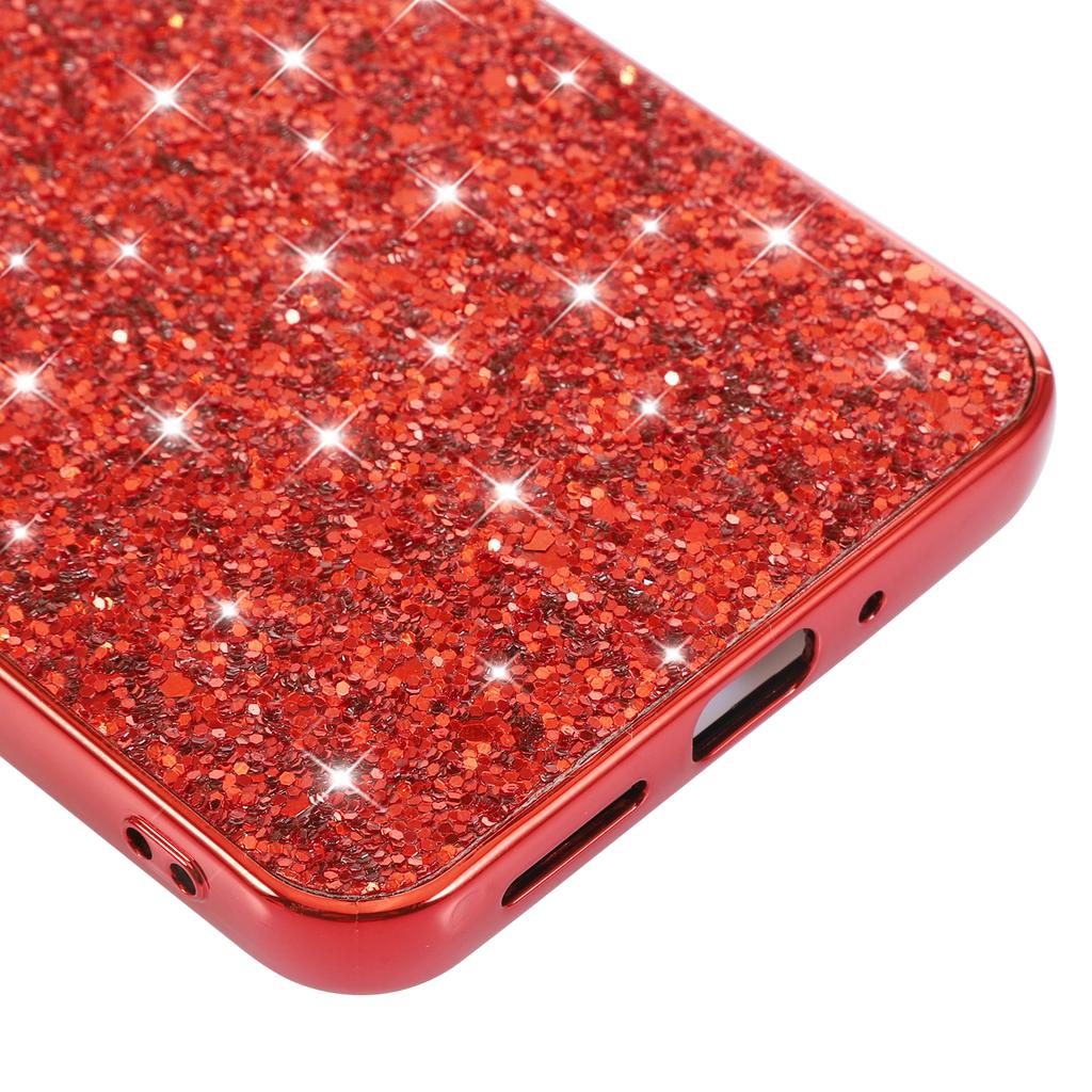 Für Xiaomi Redmi 13C 4G/5G/13R 5G/Poco C65 4G/M6 5G Hülle TPU+PC Glitzer Handyhülle