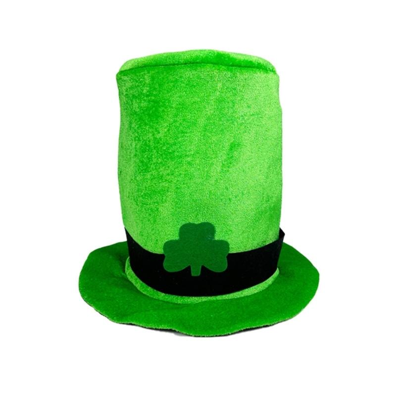 Multifunctional Parties and Event Comfortable Patricks Day Tops Hat and Beard Set Fashion Accessory Party Supplies