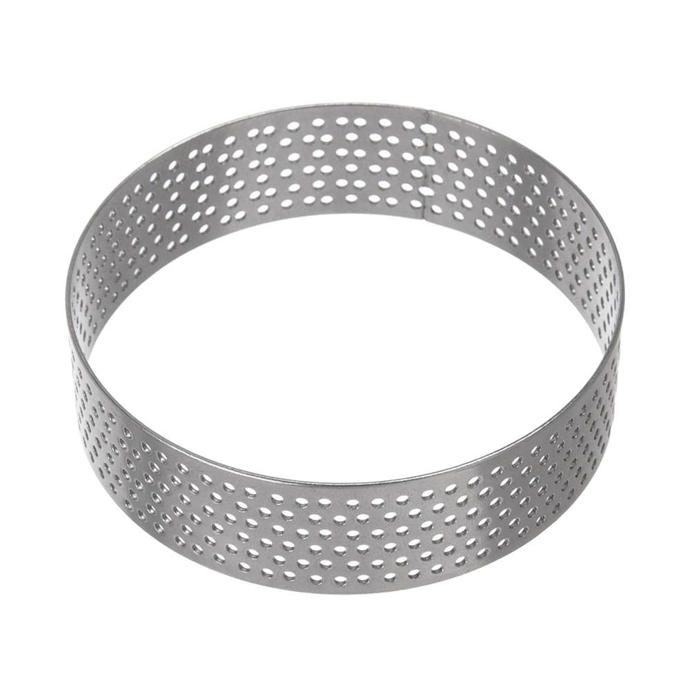 6x Foremki na Tartaletki Perforowane Rant Mała Forma do Tarty Babeczki 7 cm