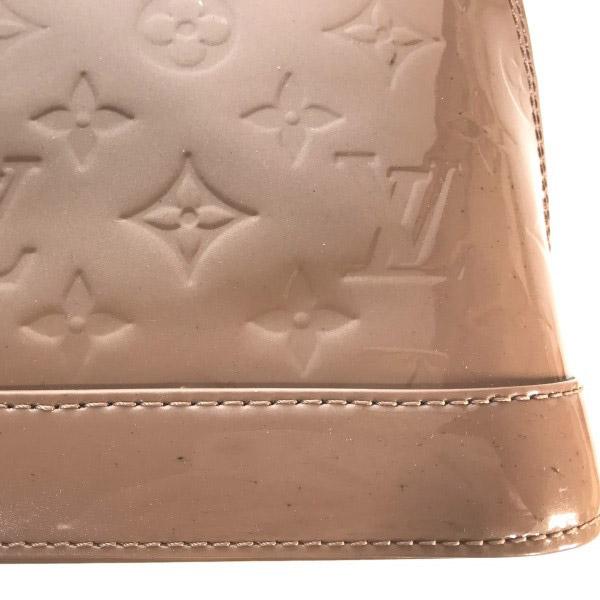 LOUIS VUITTON Vernis Handbag Shoulder Bag Monogram Vernis Rose Velur  M91585 Used