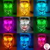 Luminous Mask Mask Dance Cold Light LED Mask Halloween Horror