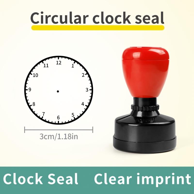 Youngsters's Time Stamp, Learn Time by Looking at Pictures, Use Stamps for Primary School Students and Teachers' Clocks