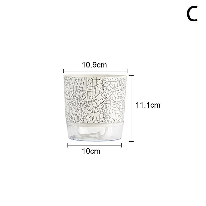 

Прозрачный самополивающийся горшок для растений с контейнером для воды, цветочный горшок для зеленых растений, суккулентный горшок для сада, домашнего декора бонсай C