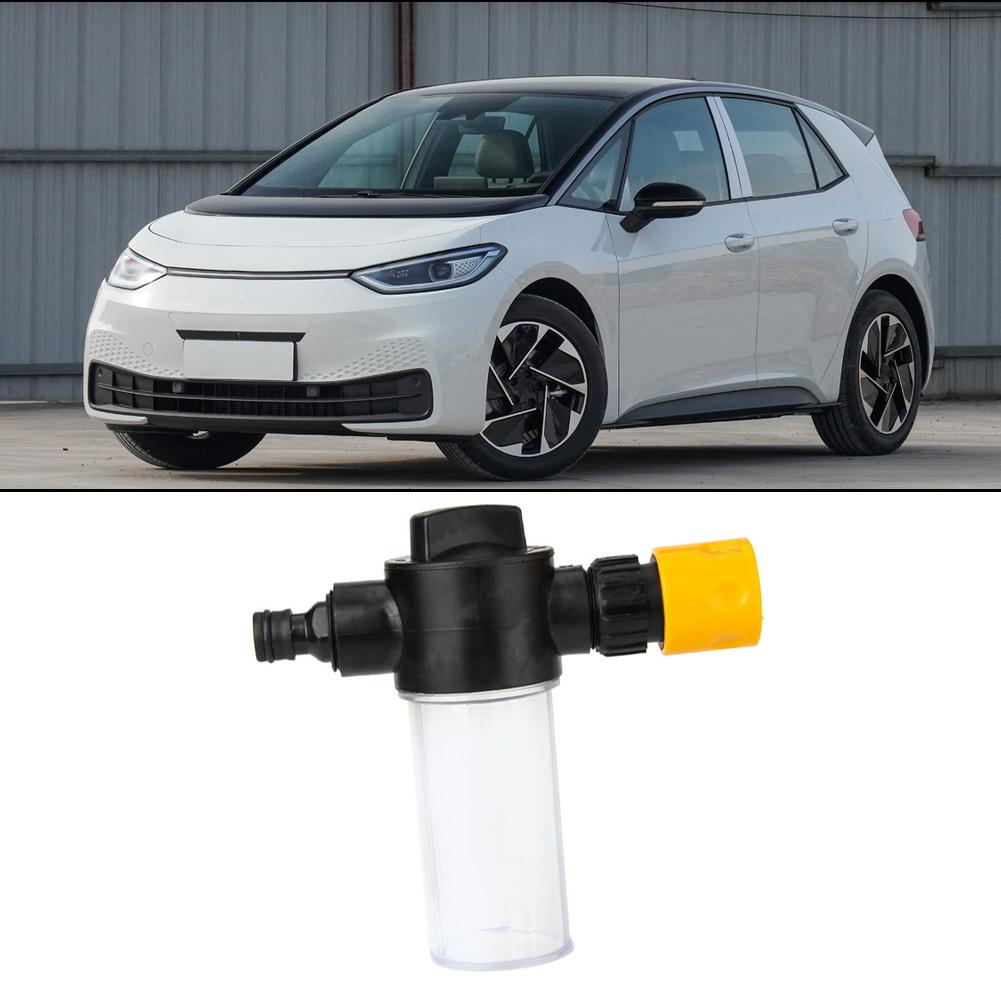 Outdoor Water Sprayer Garden Hose Adjustable Accessories Foam Pot 100ml Cleaning Car Pressure Washer Garden Hose Water Spray