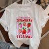 Strawberry Graphic T Shirts Summer Berry Lover Tshirt Unisex Ladies Girl Short Sleeve Tops Tee Casual Soft Pritned Streetwear