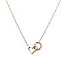 Heart Pendant Clavicle Chain Necklace - Titanium Steel Fashion Jewelry for Women
