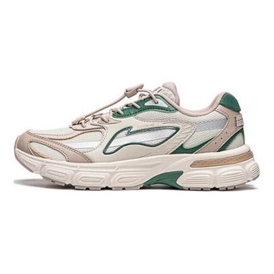 Li Ning Comfortable Simple Non-Slip Wear-Resistant Low-Top Casual Shoes Kids Shoes Gray Green YKCU114-5