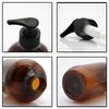 500ml Brown PET Pump Bottle for Shampoo, Lotion, Shower Gel, or Hand Sanitizer