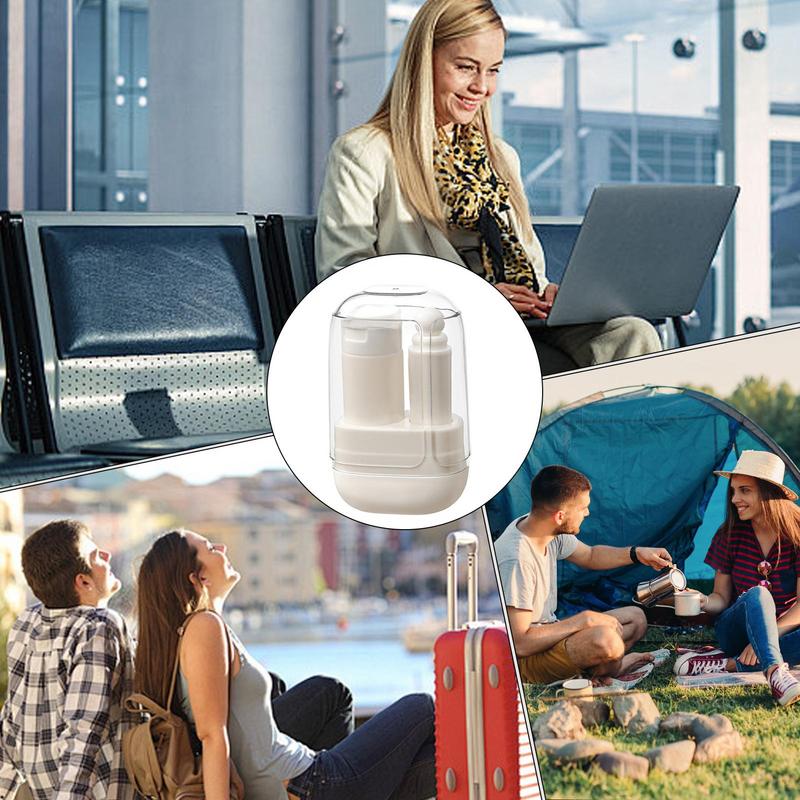 Travel Toothbrush Kit Portable Traveling Toothbrush Kit Lightweight Foldable Cup Set Holder For Women Men Toiletries Backpack