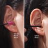 Ear Picking Spiral Ear Cleaner Double-ended Ear Wax Clean Tool Soft Silicone Earpick  Ear Curette