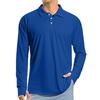 Men's Raglan Long Sleeve Golf Shirt UPF 50+ Lightweight Shirt