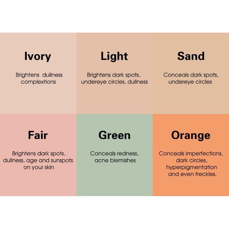 UCANBE - Brightening & Correcting Concealer - 6 Shades