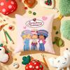 Strawberry S-Shortcake Girl Cushion Cover Plush Fabric Soft Double-Sided Printed Sofa Warm Winter Home Gift Pillow Cover