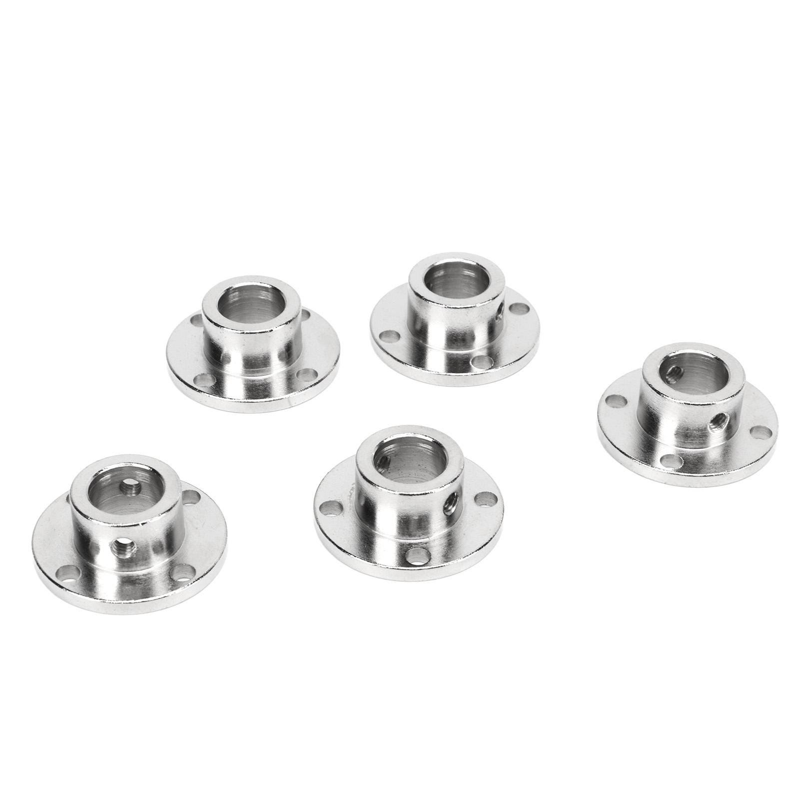

5 PCS Flange Coupling Connector Guide Shaft Support Coupler Fittings 12mm Inner Diameter