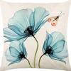 Plant and Flower Print Pillow Case Car Home Sofa Living Room Linen Pillow Cushion Nordic Style