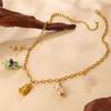 Charming Pig & Elephant Pendant Necklace for Women - Cute, Delicate Animal Design