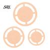 Ceramic Cup Foot Shaper 3Pcs Pottery Ring Shaping Tool Set, Base Trimming Template, Clay Aid for Mugs Cups, 4/6/8cm Geometric Wheel Throwing