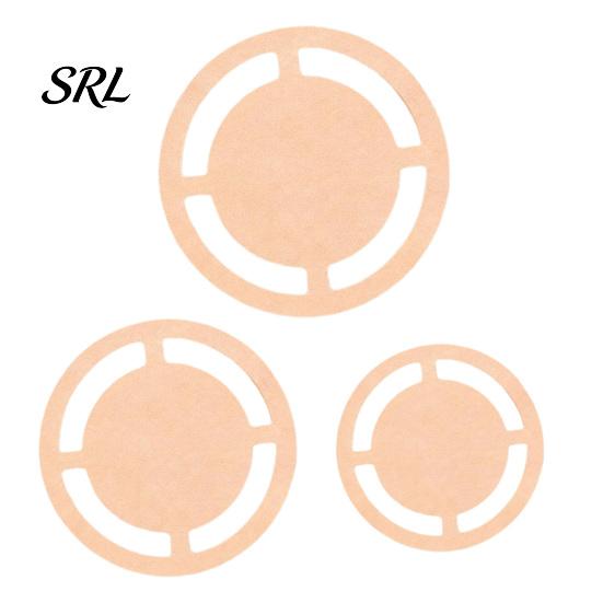 Ceramic Cup Foot Shaper 3Pcs Pottery Ring Shaping Tool Set, Base Trimming Template, Clay Aid for Mugs Cups, 4/6/8cm Geometric Wheel Throwing