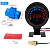 AD 45~120 ℃ Water Temperature Gauge Car Digital LCD Water Temp Meter With 10mm Temperature Sensor Adapter For 12V 24V Car Truck
