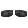 For BMW 5 Series E60 E61 E63 E64 2004-2008 520i 525i 528i 528xi 530i Rearview Mirror Cover Cap Carbon Fiber / Black