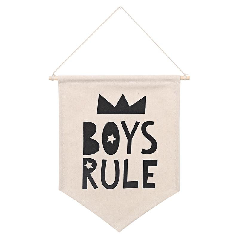 Canvas Banner Flag Wall Hanging Decor Jewelry Storage Case Canvas Display Kids Children Aesthetic Home Bedroom Wall Decoration