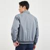 Qipilang Men's Solid Color Stand Collar Jacket