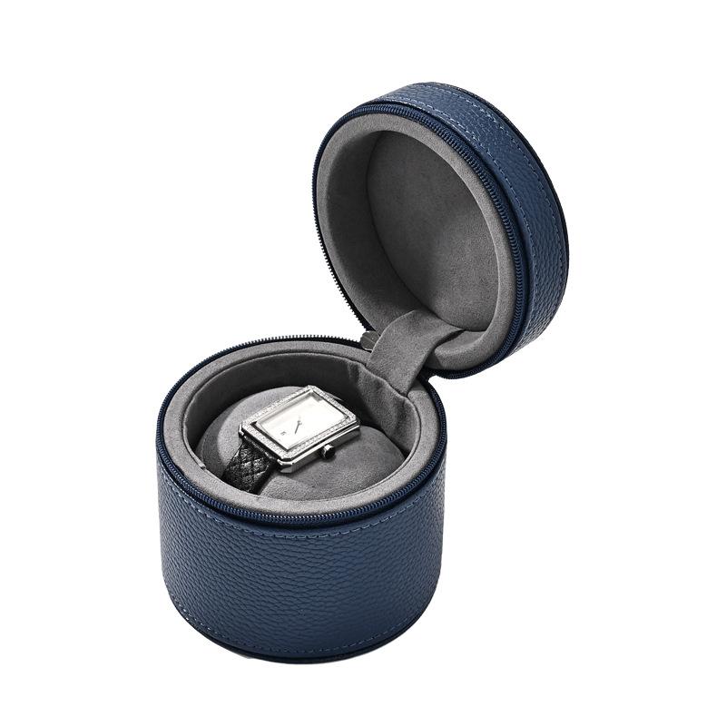 Luxury PU Leather Watch Box, High Grade Wristwatch Gift Box, Portable Travel Watch Storage Organizer Case