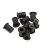 Motorcycle M5 Metric Rubber Well Nuts Windscreen Fairing Cowl Screws Bolts Accessories For Honda Kawasaki Yamaha BMW Ducati