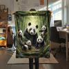 1 Pezzo Coperta in Flanella con Stampa Cartone Animato, Alta Qualità Confortevole per Tutte le Stagioni, Decorazione per la Casa, Calore e Comfort, Perfetta per Regalo di Natale Compleanno
