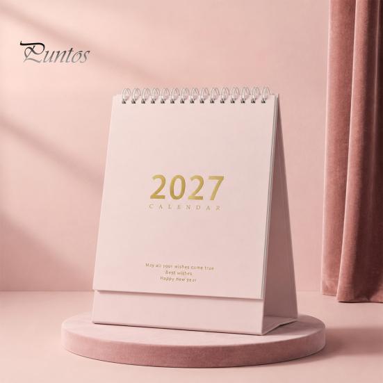 Blocco Lista di Controllo Attività Calendario da Scrivania 2026-2027, Ott 2026-Dic 2027 Calendario 14 Mesi, Grande Planner Mensile per Pianificazione Organizzazione da Scrivania Ufficio
