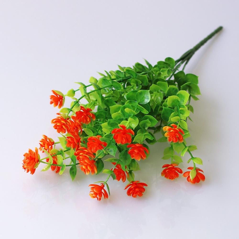 Mehrfarbige Künstliche Eukalyptusblumen Plastik-Eukalyptus-Strauß Innendekoration
