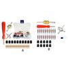 33PCS Tire Valves Stem Installer Remover Ergonomic Grip Tire Cores Replacements for Auto Motorcycle Bike Tire Maintenance