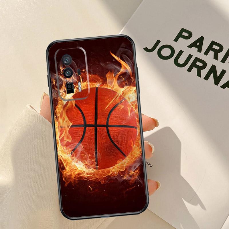 Basketball Case For Xiaomi 15T 14T 13T Pro 14 15 Ultra 17 Pro Max POCO F8 F7 F5 F6 X3 X5 X6 X7 Pro Coque