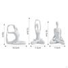 Statue for Women, 3 Pieces, Figurine, Modern And Creative Resin Craft Sculpture, Ornament