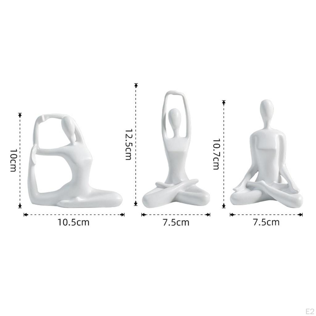 Statue for Women, 3 Pieces, Figurine, Modern And Creative Resin Craft Sculpture, Ornament