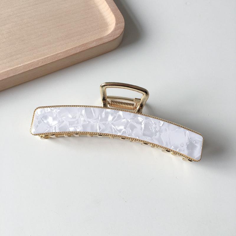 

Корейская ретро металлическая ацетатная заколка-краб для волос для женщин